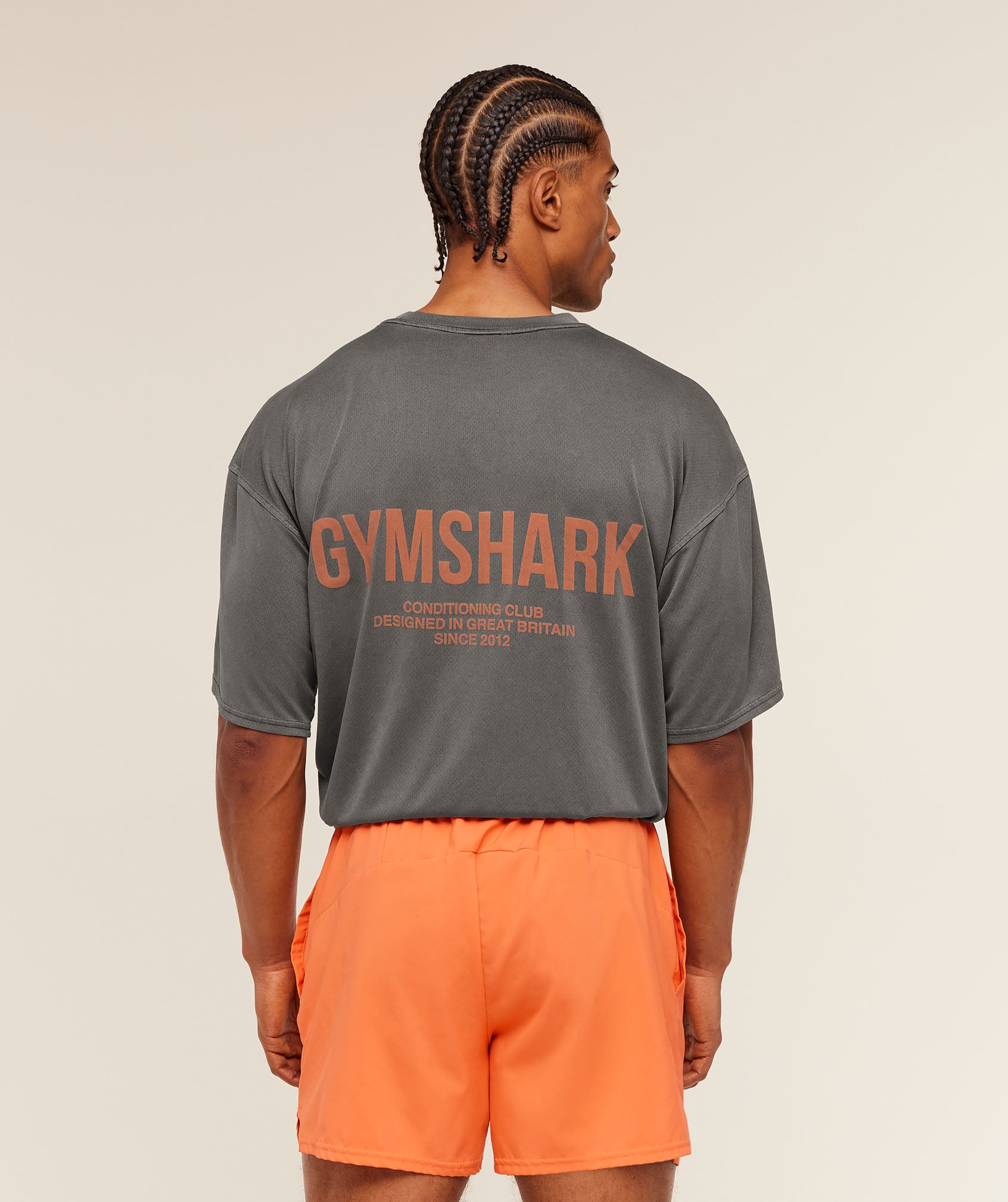 Black/Dayglow Peach/Wash