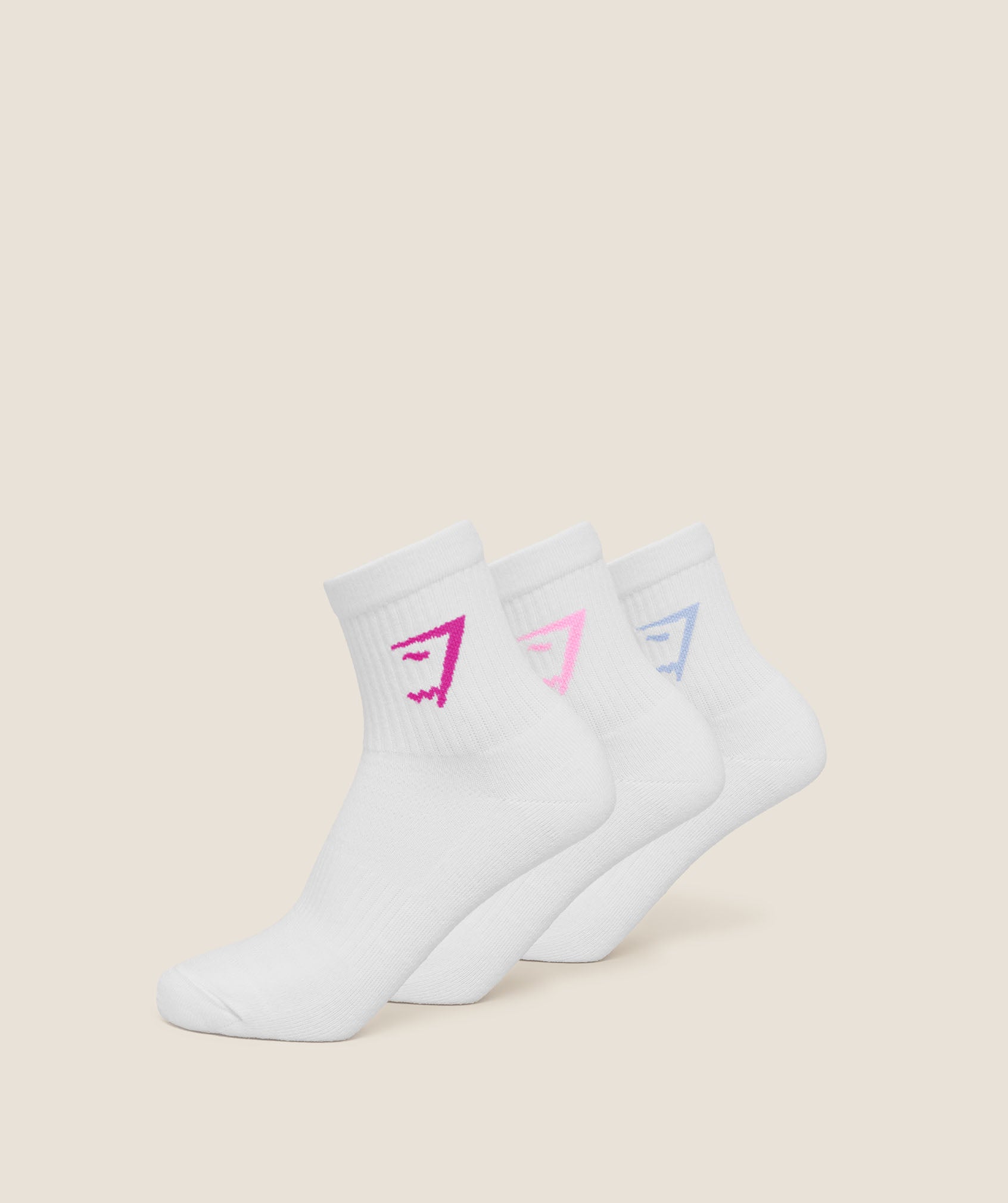 White / Chilled Blue / Focus Pink / Super-Set Pink
